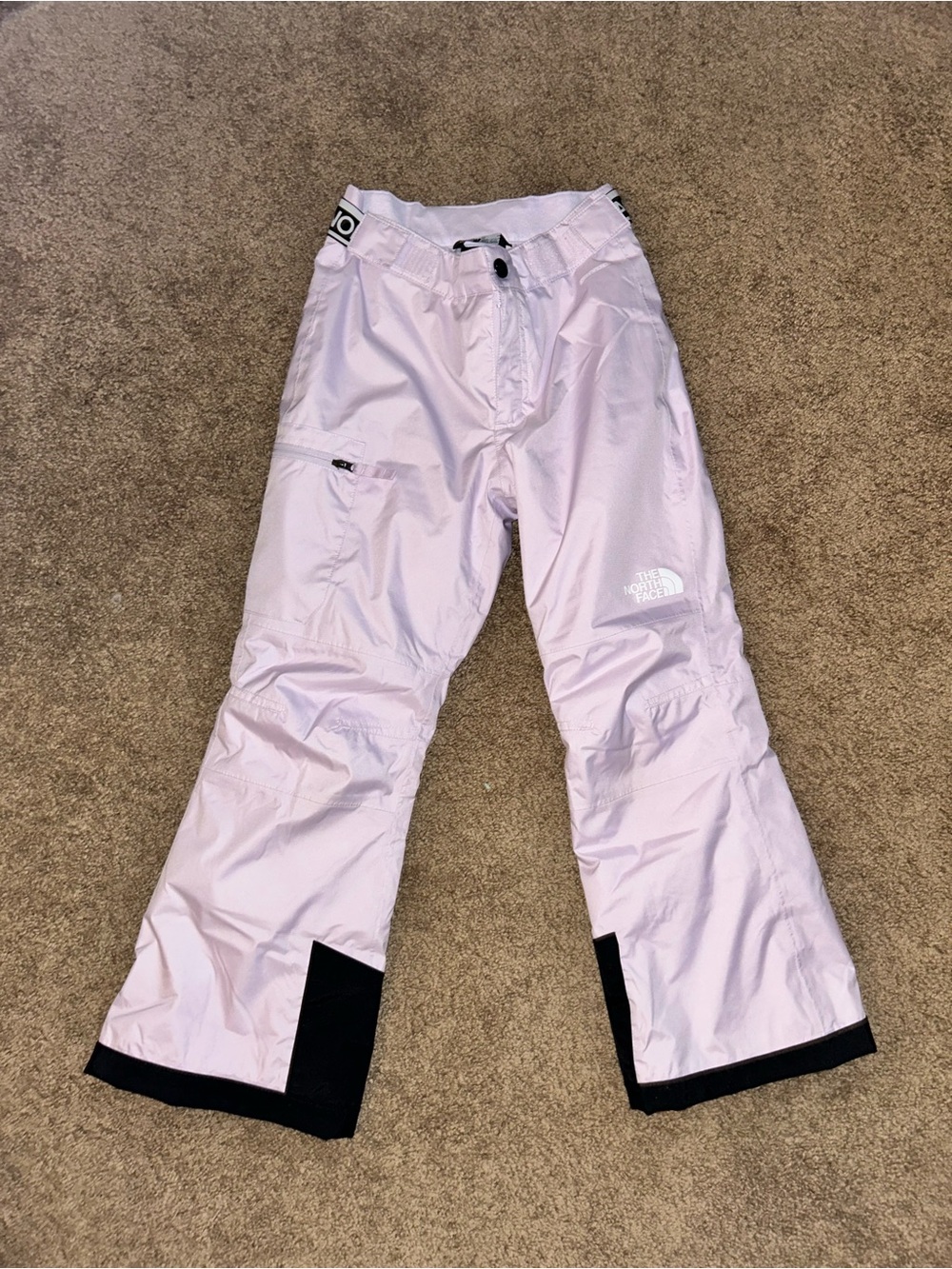 The North Face Girl's Snow Ski Pants Hyvent Teal Size S (7-8) EZ Grow Adjustable